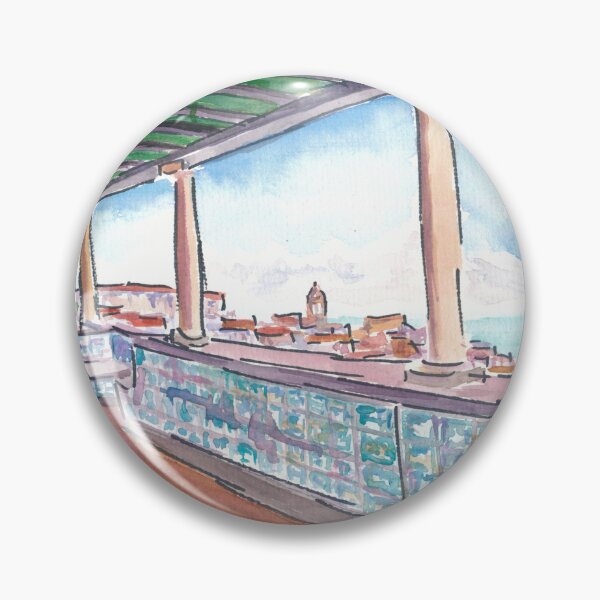 Item preview, Astonishing Alfama Lisbon View from Miradouro de Santa Luzia designed and sold by artshop77.