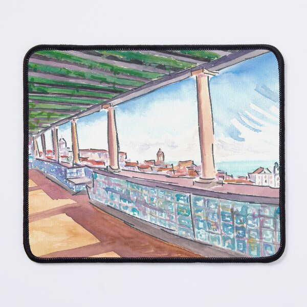 Item preview, Astonishing Alfama Lisbon View from Miradouro de Santa Luzia designed and sold by artshop77.