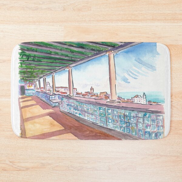 Item preview, Astonishing Alfama Lisbon View from Miradouro de Santa Luzia designed and sold by artshop77.