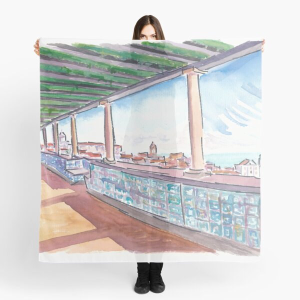 Item preview, Astonishing Alfama Lisbon View from Miradouro de Santa Luzia designed and sold by artshop77.