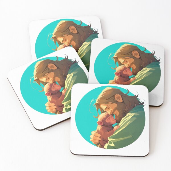 Item preview, Jesus Cuddling Monkey designed and sold by fantim2040.