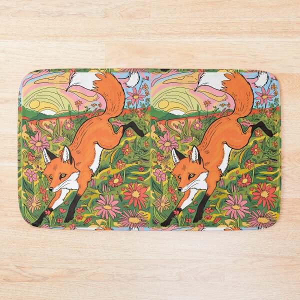 Artikelvorschau, Fuchs-Porträt. Frühlingszeit, Blumenfuchs, Vintage-Fuchs, Fuchs-Malerei, Henri Matisse-Stil entworfen und verkauft von FoxVibes.