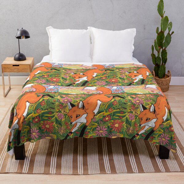 Artikelvorschau, Fuchs-Porträt. Frühlingszeit, Blumenfuchs, Vintage-Fuchs, Fuchs-Malerei, Henri Matisse-Stil entworfen und verkauft von FoxVibes.
