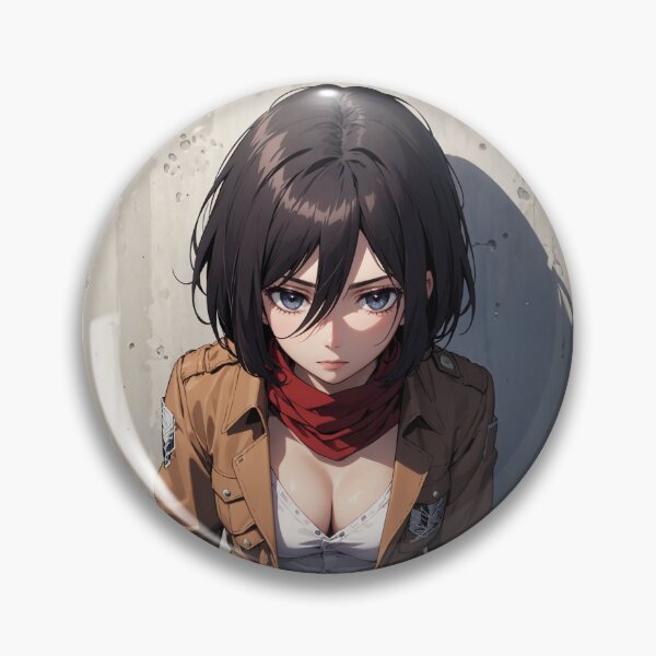 ✧.* newest Lewd Mikasa Ackerman Enamel Pin Attack on Titan ✧.*