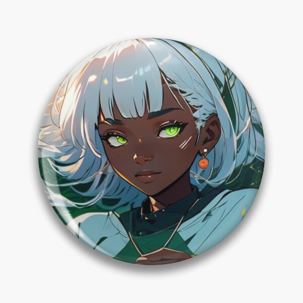 Item preview, African Anime Girl In The Field- Wallpaper designed and sold by AnimeRay.