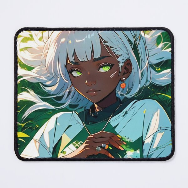Item preview, African Anime Girl In The Field- Wallpaper designed and sold by AnimeRay.