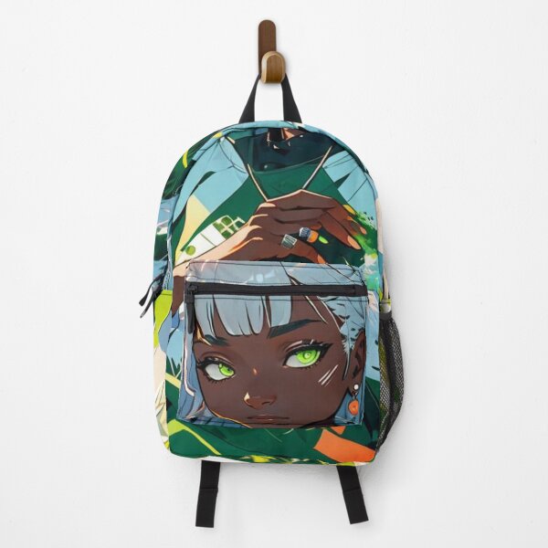 Item preview, African Anime Girl In The Field- Wallpaper designed and sold by AnimeRay.