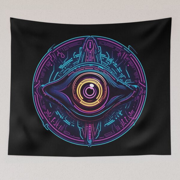 Item preview, Cyber Magick Evil Eye, Magic, Occult Design designed and sold by Burn-Ego.