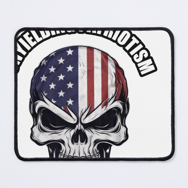 Item preview, Skull with American flag design: patriotic, fearless imagery. designed and sold by 271Studio.