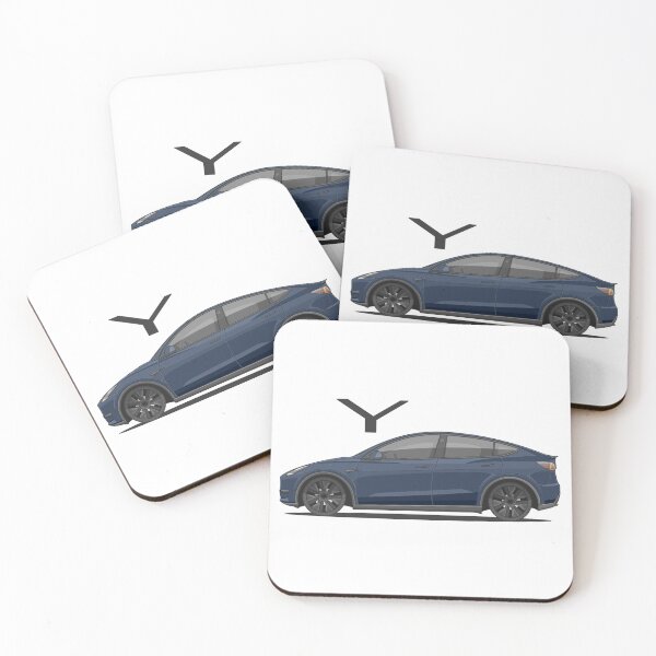 Item preview, Tesla Model Y (Blue) Art Work designed and sold by kacar-draw.