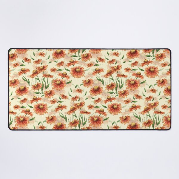 Item preview, Pattern with helenium flowers designed and sold by ArtbySvetik.