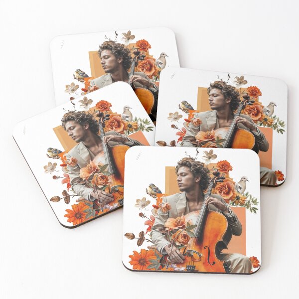 Item preview, Collage Wall Art T-shirt Design: Young Cellist designed and sold by ForeverPrintsOK.