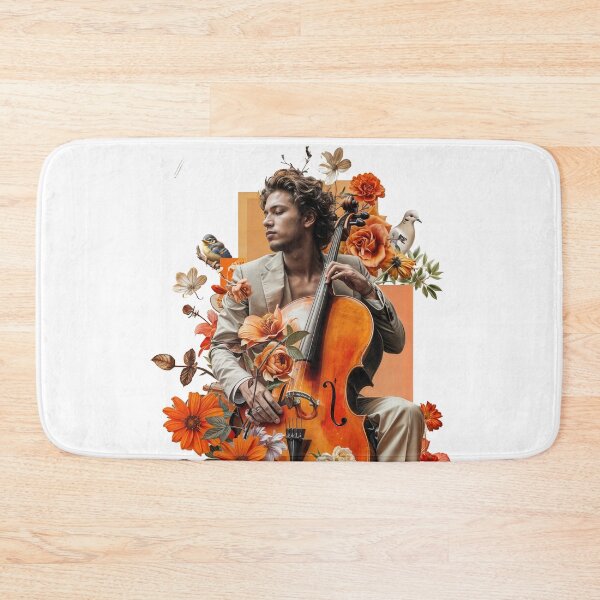 Item preview, Collage Wall Art T-shirt Design: Young Cellist designed and sold by ForeverPrintsOK.