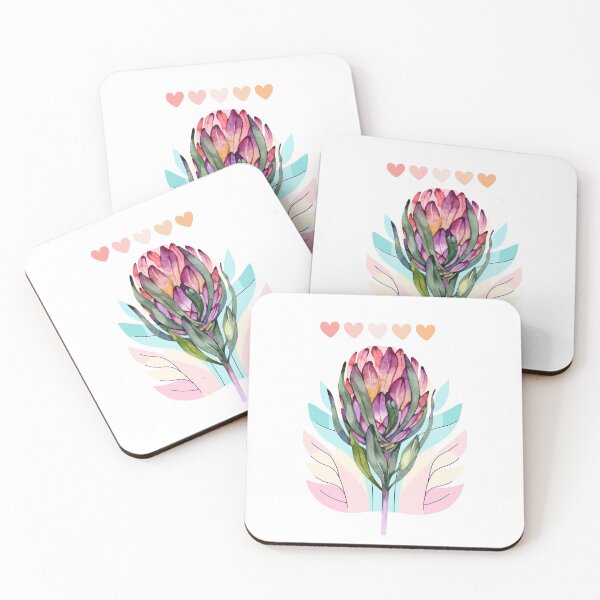 Item preview, Protea in pastel colors designed and sold by Yeyishop.