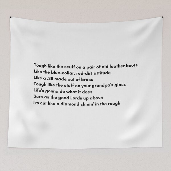Item preview, Tough - Lana Del Ray & Quavo lyrics designed and sold by madilafemina.