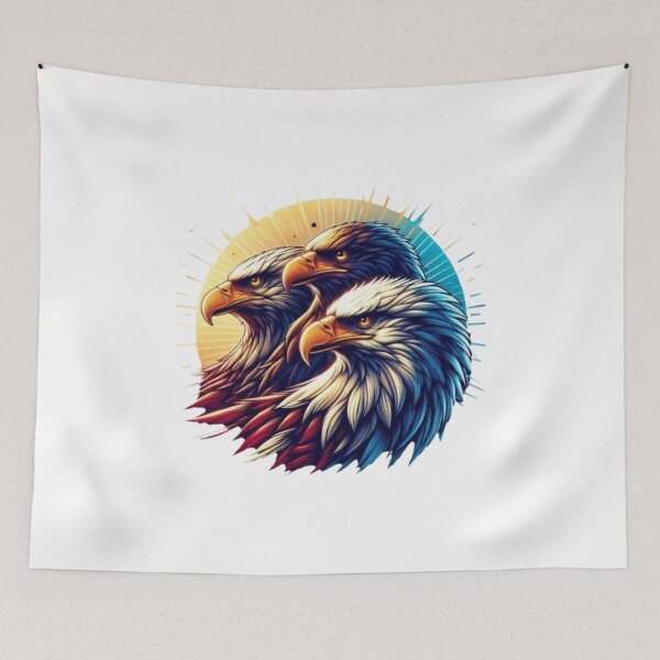 Item preview, The Three Melting Eagles designed and sold by littlestore.