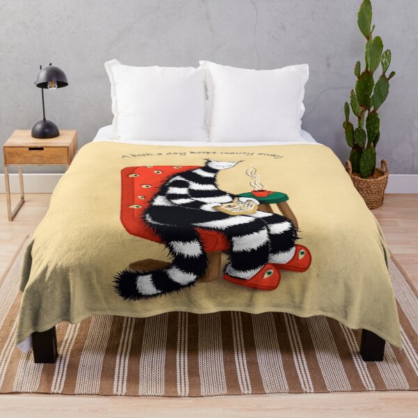 Item preview, A Book A Day Keeps Reality Away - Reading Cat Lover Art designed and sold by Boriana Giormova.