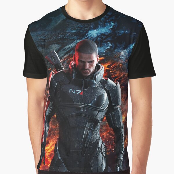 Vista previa del artículo con la obra «Videojuego Mass Effect, efecto de masa BOOOOOM», diseñado y vendido por DannyxTy.
