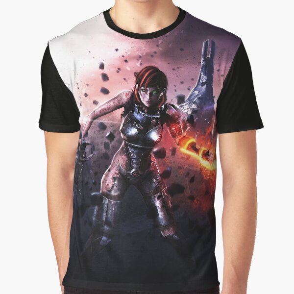 Vista previa del artículo con la obra «Videojuego Mass Effect, efecto de masa BOOOOOM», diseñado y vendido por DannyxTy.