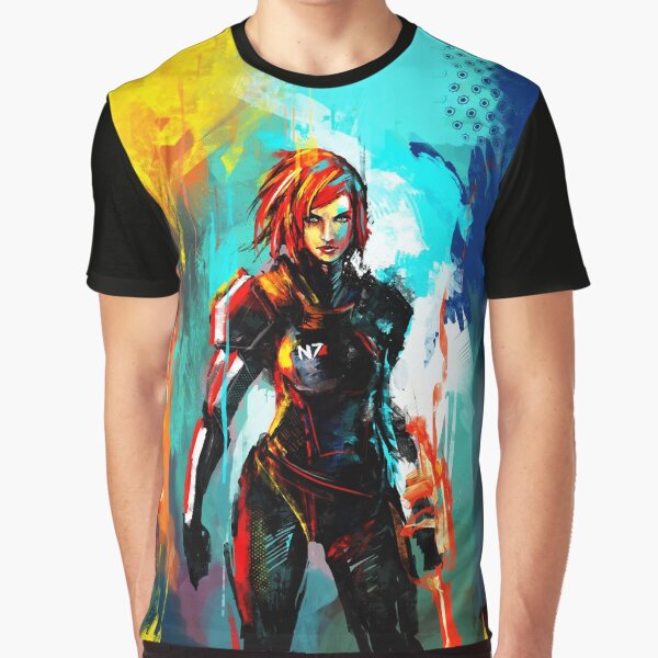 Vista previa del artículo con la obra «Videojuego Mass Effect, efecto de masa BOOOOOM», diseñado y vendido por DannyxTy.
