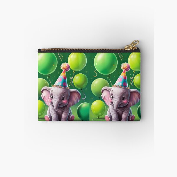 Artikelvorschau, Geburtstagselefant. Geburtstagsfeier, süßer Elefant, Partytier, kleiner Elefant, bunter Elefant, Elefantenzeichnung entworfen und verkauft von ElephantVibes.