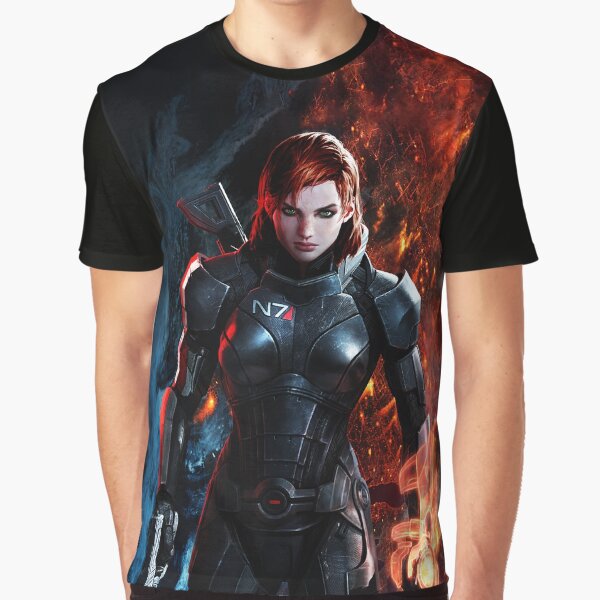 Vista previa del artículo con la obra «Videojuego Mass Effect, efecto de masa BOOOOOM», diseñado y vendido por DannyxTy.