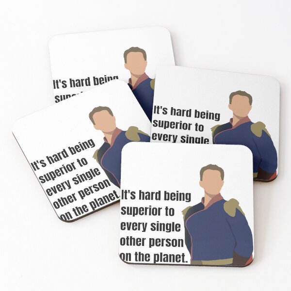 Item preview, Homelander Inspired "It's hard being superior to every single other person on the planet" designed and sold by Invisible-Cult.