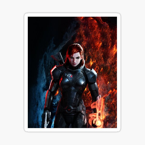 Vista previa del artículo con la obra «Videojuego Mass Effect, efecto de masa BOOOOOM», diseñado y vendido por DannyxTy.