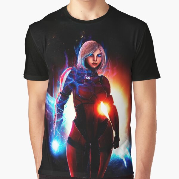 Vista previa del artículo con la obra «Videojuego Mass Effect, efecto de masa BOOOOOM», diseñado y vendido por DannyxTy.