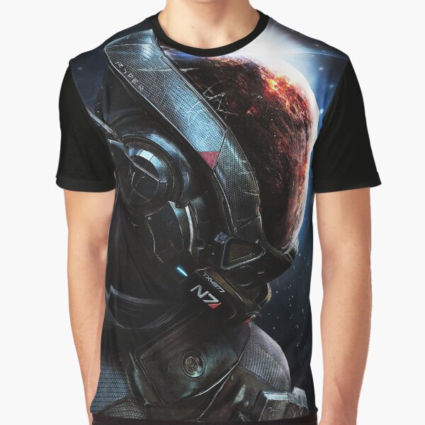 Vista previa del artículo con la obra «Videojuego Mass Effect, efecto de masa BOOOOOM», diseñado y vendido por DannyxTy.