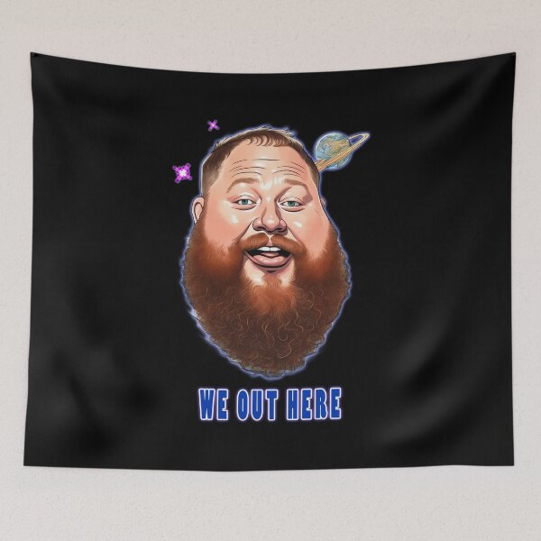 Item preview, Action Bronson, We Out Here, Original Fan Art designed and sold by Burn-Ego.