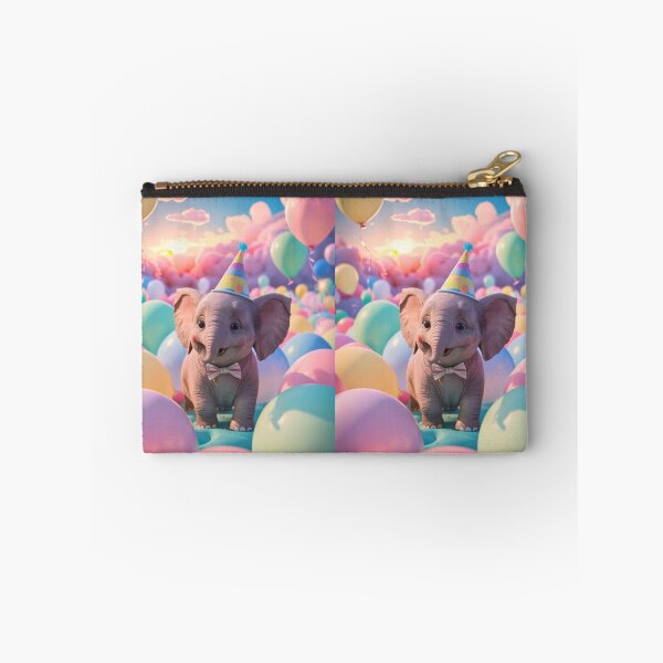 Artikelvorschau, Geburtstagselefant. Geburtstagsfeier, süßer Elefant, Partytier, kleiner Elefant, bunter Elefant, Elefantenzeichnung entworfen und verkauft von ElephantVibes.