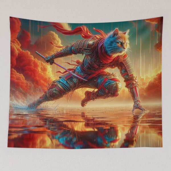 Item preview, Cybernetic Feline Warrior designed and sold by Ghost Archer Illusions.