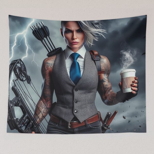 Item preview, Caffeinated Archer designed and sold by Ghost Archer Illusions.