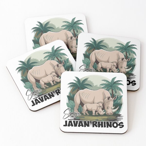 Item preview, Save Javan Rhinos designed and sold by ShopSmart213.