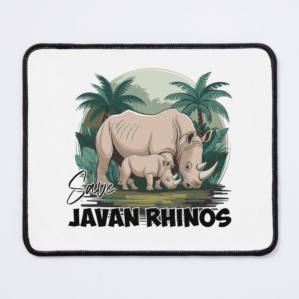 Item preview, Save Javan Rhinos designed and sold by ShopSmart213.
