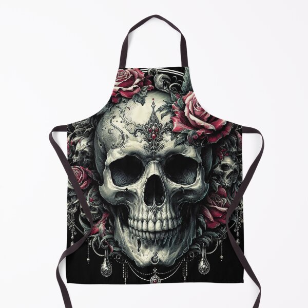 Item preview, Red Roses Skull designed and sold by Topmaxdesign.