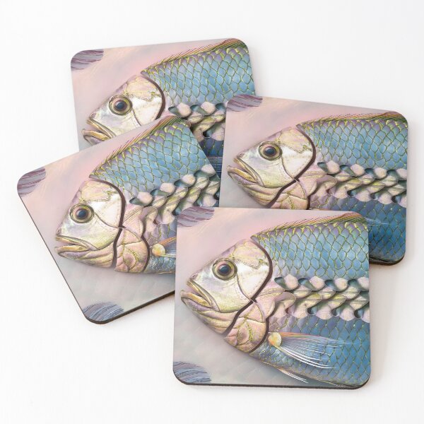 Item preview, Shimmering Fish Scales: Vibrant Nature's Puzzle designed and sold by PrintableByZaah.