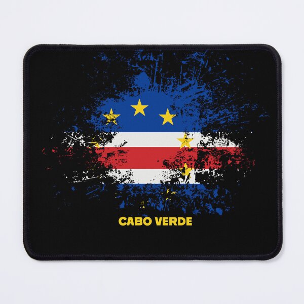 Item preview, Cabo Verdean Watercolor Flag, Vintage Cabo Verde Flag designed and sold by Flag Outfit.