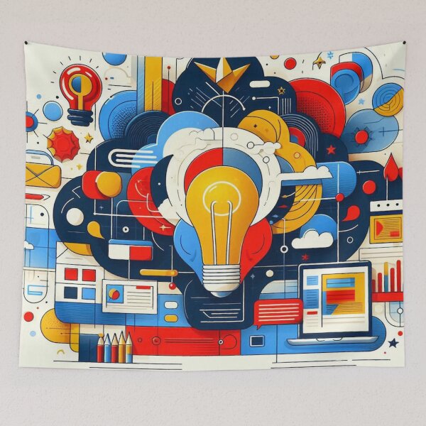 Item preview, Landing page for brainstorming, featuring a modern design with professionals collaborating on ideas. Ideal for startups and creative agencies designed and sold by Nataliya Kretsu.