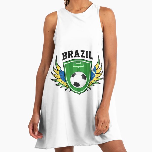 Brazil Soccer Team Dresses for Sale | Redbubble