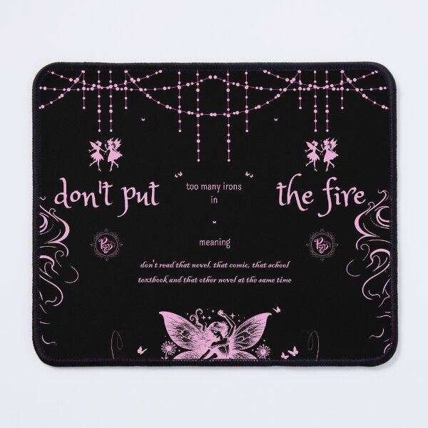 Item preview, Fire - black & pink designed and sold by ProsetoPrint.