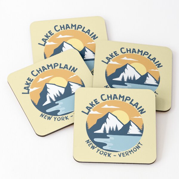 Item preview, Lake Champlain New York Vermont Lakes designed and sold by MomentumCloset.