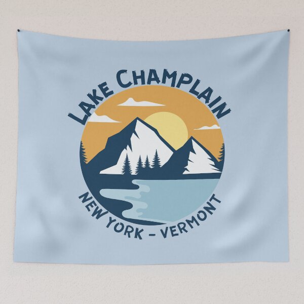 Item preview, Lake Champlain New York Vermont Lakes designed and sold by MomentumCloset.