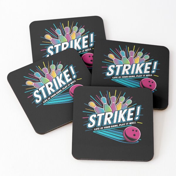 Item preview, Strike! Life Is Your Game Bowling Lover Design designed and sold by BunBuntheDog-.