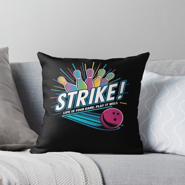 Item preview, Strike! Life Is Your Game Bowling Lover Design designed and sold by BunBuntheDog-.