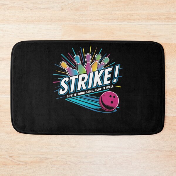 Item preview, Strike! Life Is Your Game Bowling Lover Design designed and sold by BunBuntheDog-.