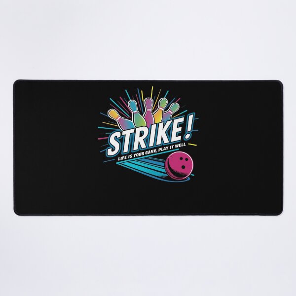 Item preview, Strike! Life Is Your Game Bowling Lover Design designed and sold by BunBuntheDog-.