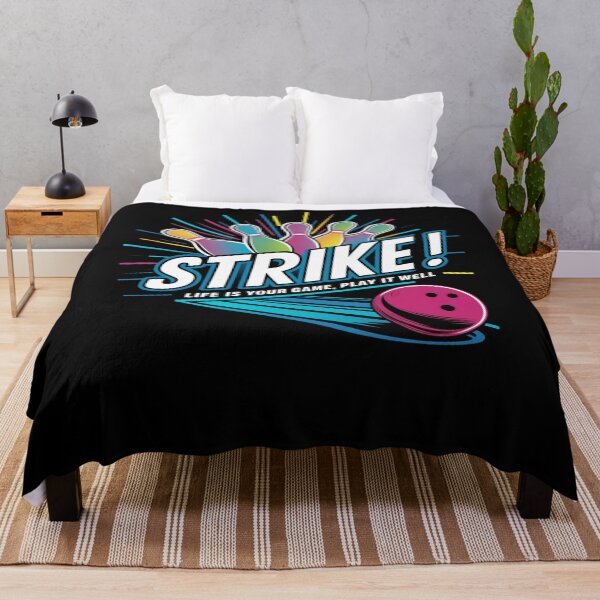 Item preview, Strike! Life Is Your Game Bowling Lover Design designed and sold by BunBuntheDog-.