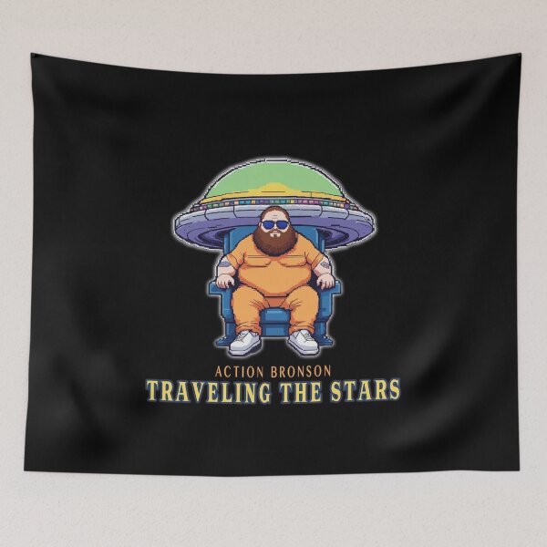 Item preview, Action Bronson, UFO, Spaceship, Original Fan Art designed and sold by Burn-Ego.